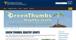 Desktop Screenshot of greenthumbs.cedwvu.org